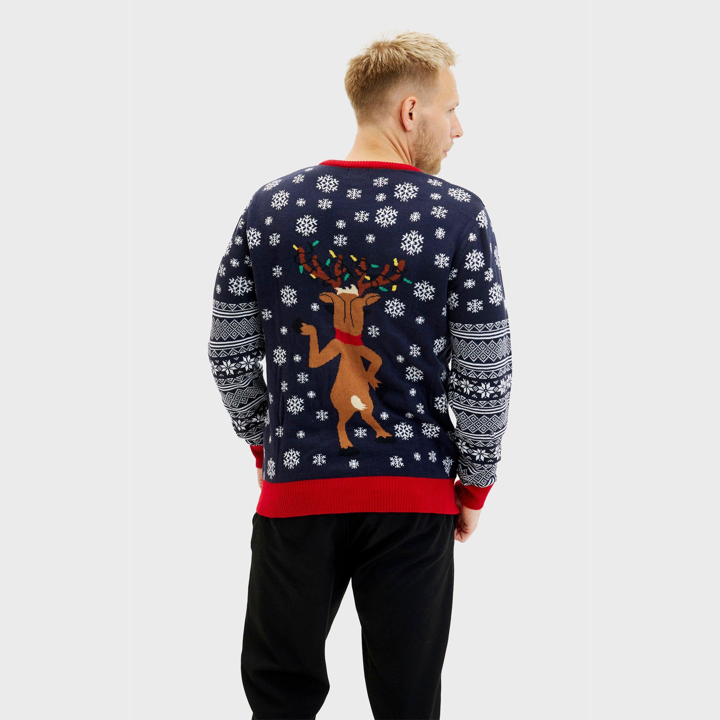 Jingle Bells Maglione Natalizio - Uomo